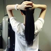 女生马尾背影头像_唯美图片